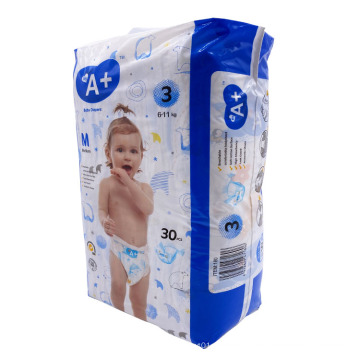 Quanzhou baby diapers/nappies factory OEM name brand disposable baby diaper